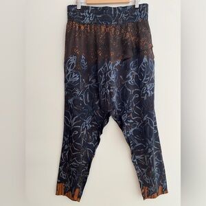 ANNETTE GORTZ Janis Silk Slouchy Harem Dropped Crotch Pants Avante Garde Artsy